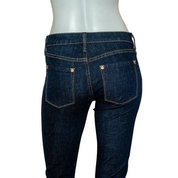 VINCE Women's Skinny Raw Denim Jeans Indigo Dye Size 26 NWT $185 - Picture 7 of 11